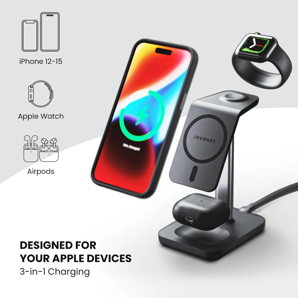 3 in 1 Wireless Charging Station - Image 2